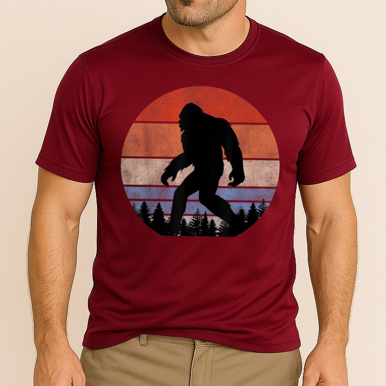 Retro Bigfoot , Bigfoot T , Bigfoot S Cooling Performance Crew T-Shirt