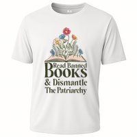 Read Banned Books and Dismantle The Patriarchy Feminist Cooling Performance Crew T-Shirt