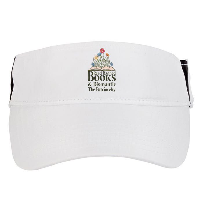 Read Banned Books and Dismantle The Patriarchy Feminist Adult Drive Performance Visor