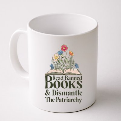 Read Banned Books and Dismantle The Patriarchy Feminist Mug
