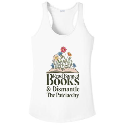 Read Banned Books and Dismantle The Patriarchy Feminist Ladies PosiCharge Competitor Racerback Tank
