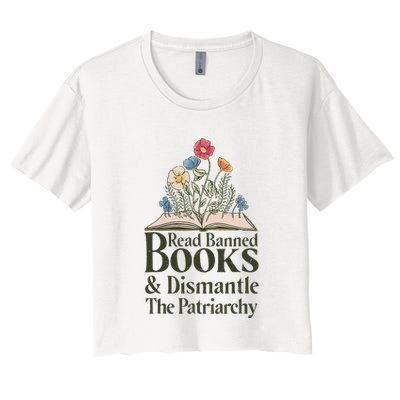 Read Banned Books and Dismantle The Patriarchy Feminist Crop Top