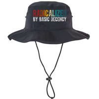 Radicalized By Basic Decency Funny Social Democracy Bucket Hat