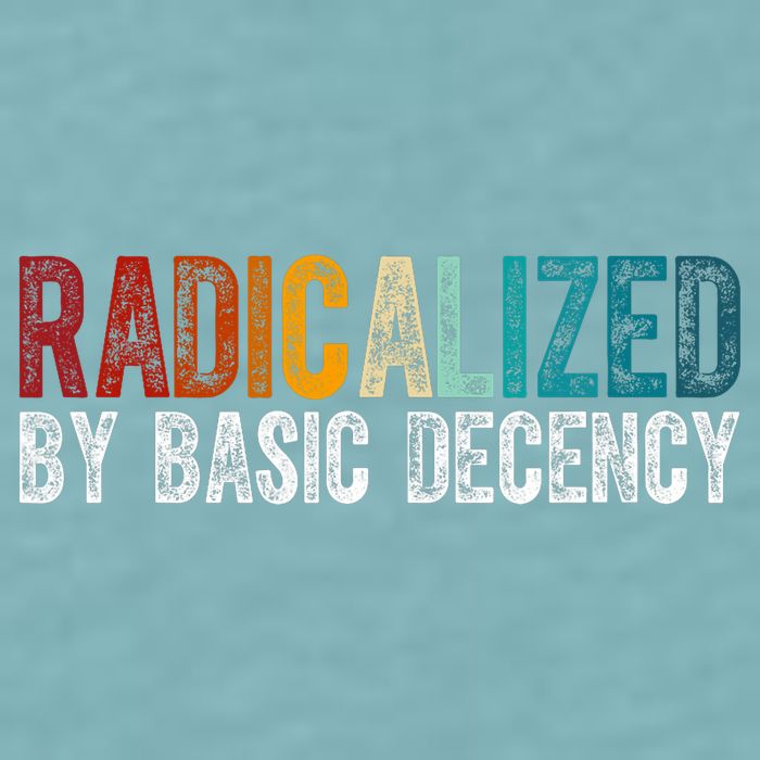 Radicalized By Basic Decency Funny Social Democracy Sueded Cloud Jersey T-Shirt