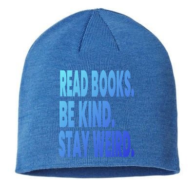 Read Books Be Kind Stay Weird Reading Great Gift Sustainable Beanie