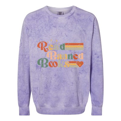 Read Banned Books Week Reader Colorblast Crewneck Sweatshirt