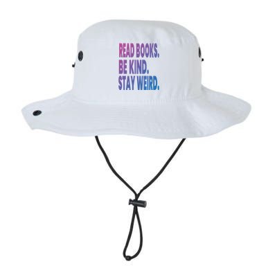 Read Books Be Kind Stay Weird Reading Great Gift Legacy Cool Fit Booney Bucket Hat