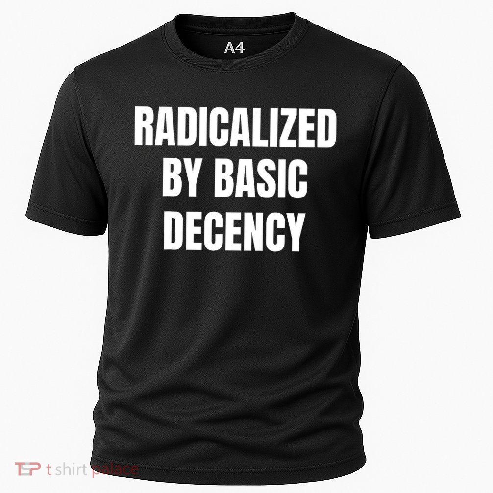 Radicalized By Basic Decency Funny Social Democracy  Cooling Performance Crew T-Shirt