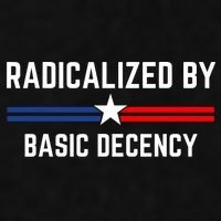 Radicalized By Basic Decency Funny Social Democracy  Ladies PosiCharge Tri-Blend Wicking Tank