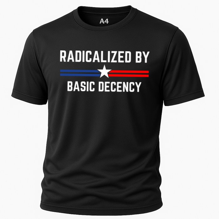 Radicalized By Basic Decency Funny Social Democracy  Performance Shirt