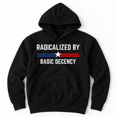 Radicalized By Basic Decency Funny Social Democracy  Hoodie