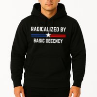 Radicalized By Basic Decency Funny Social Democracy  Hoodie