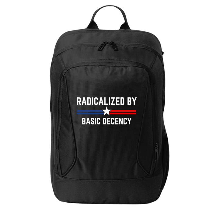 Radicalized By Basic Decency Funny Social Democracy  City Backpack