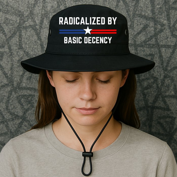 Radicalized By Basic Decency Funny Social Democracy  Bucket Hat