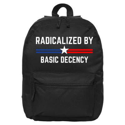 Radicalized By Basic Decency Funny Social Democracy  16 in Basic Backpack