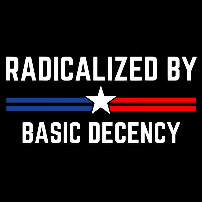 Radicalized By Basic Decency Funny Social Democracy  Youth Performance Sprint T-Shirt