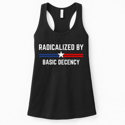 Radicalized By Basic Decency Funny Social Democracy  Womens Tank Top