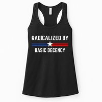 Radicalized By Basic Decency Funny Social Democracy  Womens Tank Top
