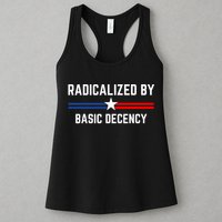 Radicalized By Basic Decency Funny Social Democracy  Womens Tank Top