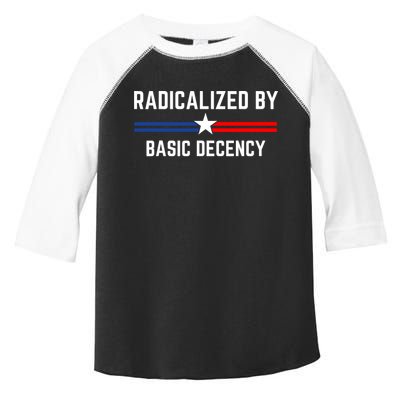 Radicalized By Basic Decency Funny Social Democracy  Toddler Fine Jersey T-Shirt