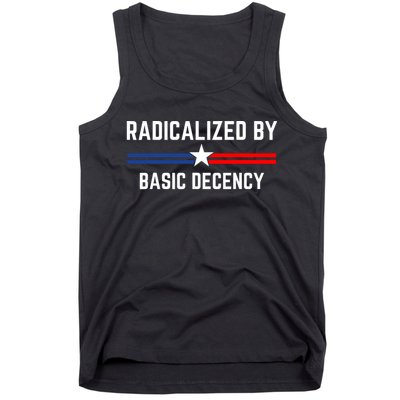 Radicalized By Basic Decency Funny Social Democracy  Tank Top