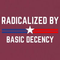 Radicalized By Basic Decency Funny Social Democracy  16oz Travel Tumbler