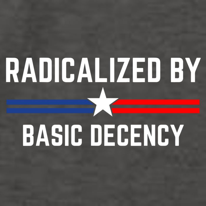 Radicalized By Basic Decency Funny Social Democracy  Vector Backpack