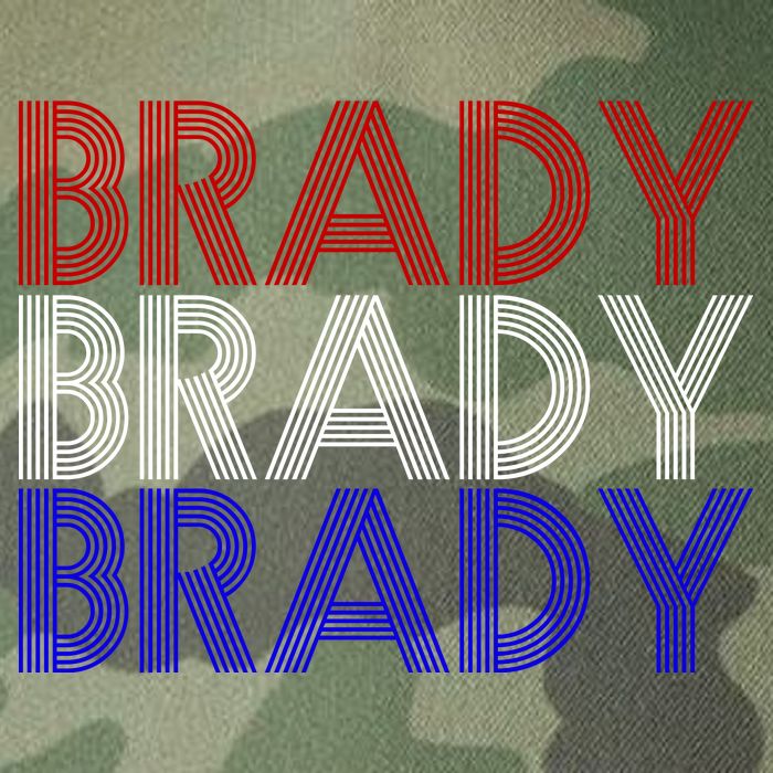 Retro Brady Brady Brady Legacy Tie Dye Trucker Hat