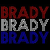 Retro Brady Brady Brady Stripe Pom Pom Beanie