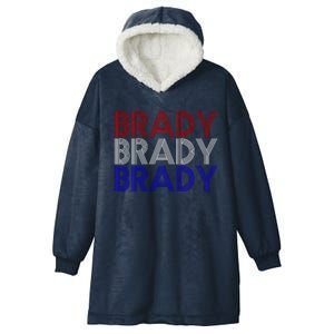 Retro Brady Brady Brady Hooded Wearable Blanket