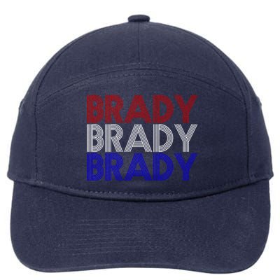 Retro Brady Brady Brady 7-Panel Snapback Hat