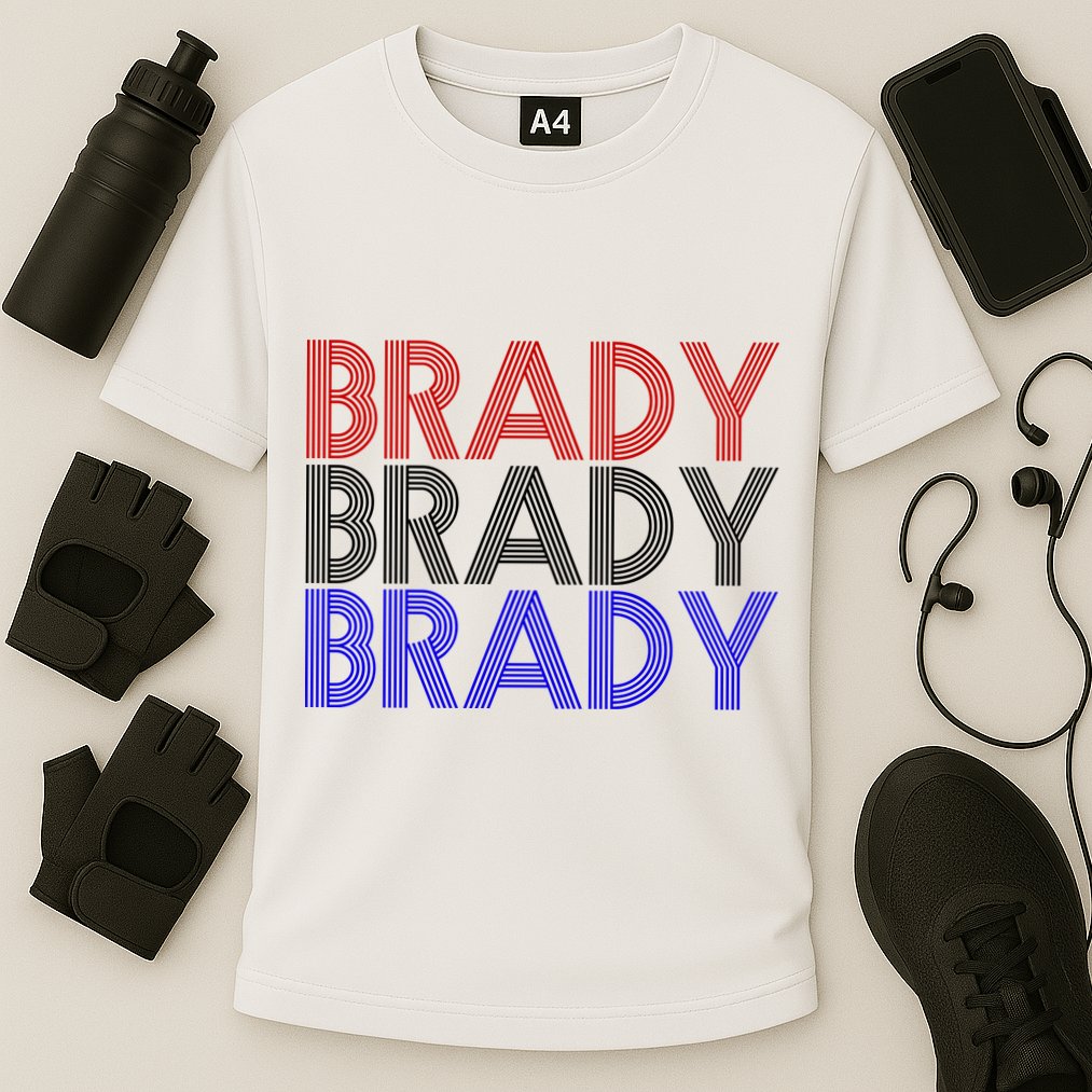 Retro Brady Brady Brady Performance Shirt