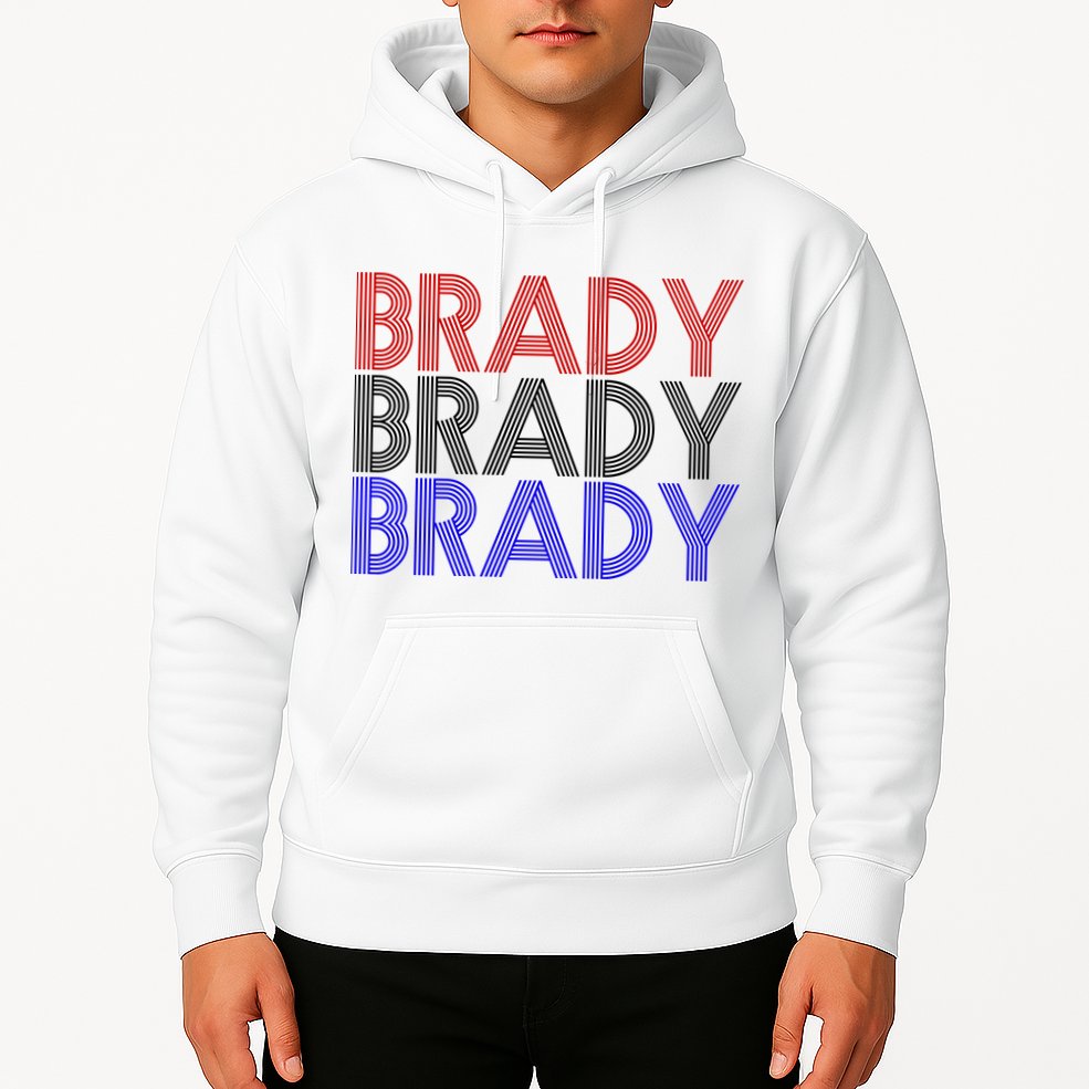Retro Brady Brady Brady Hoodie