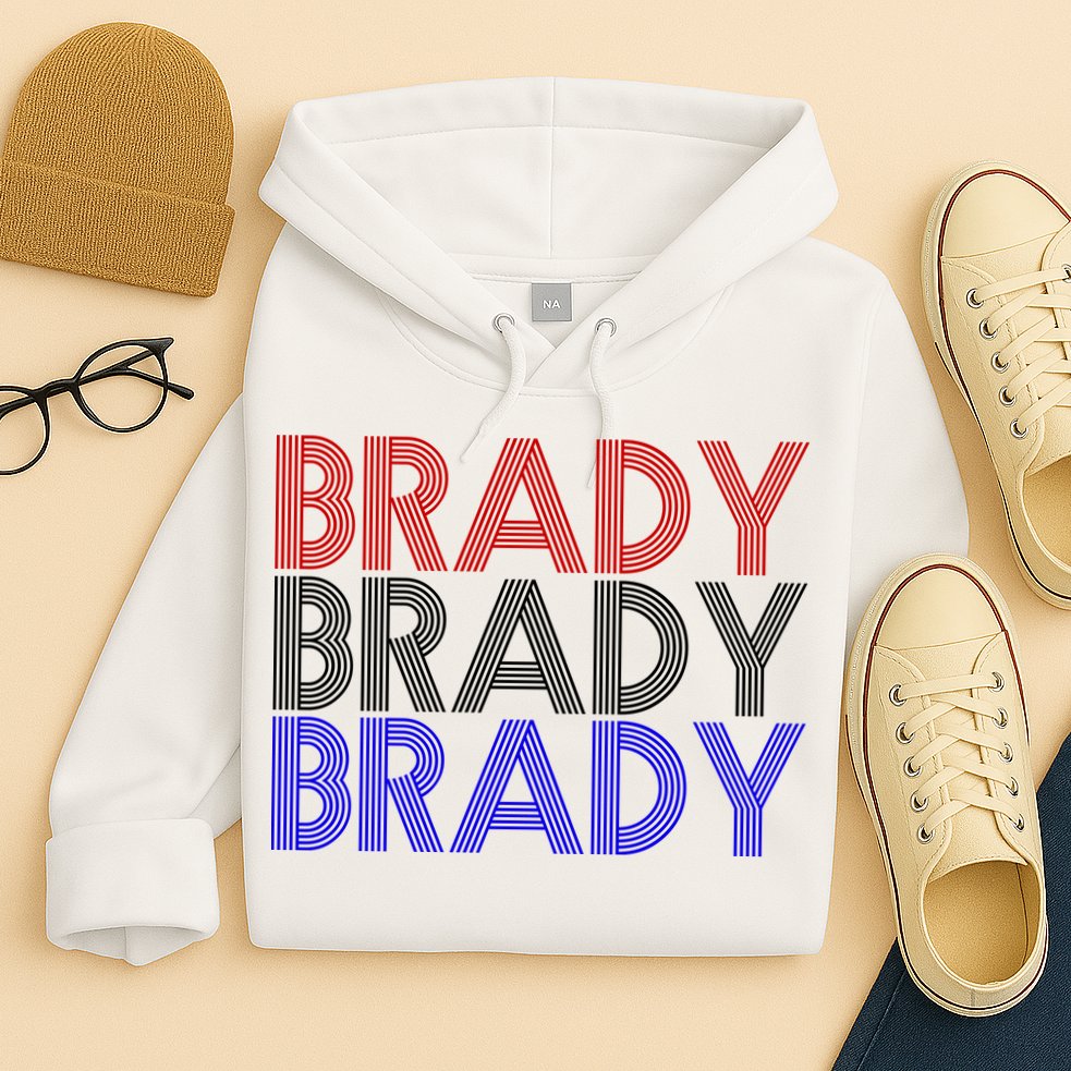 Retro Brady Brady Brady Hoodie