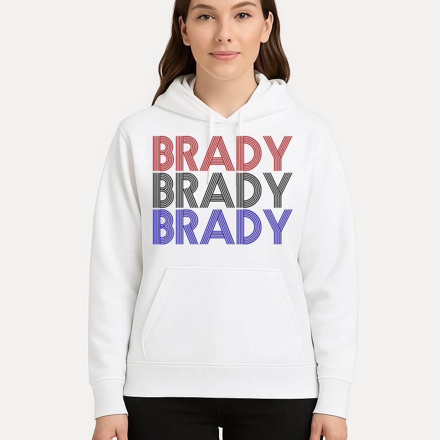 Retro Brady Brady Brady Hoodie