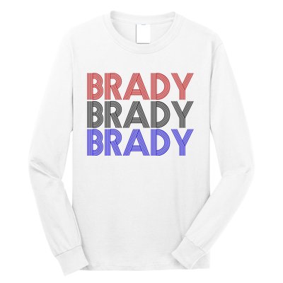 Retro Brady Brady Brady Long Sleeve Shirt