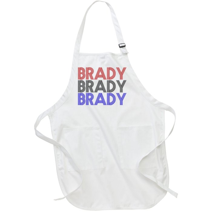 Retro Brady Brady Brady Full-Length Apron With Pockets