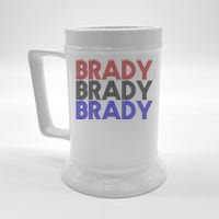 Retro Brady Brady Brady Beer Stein