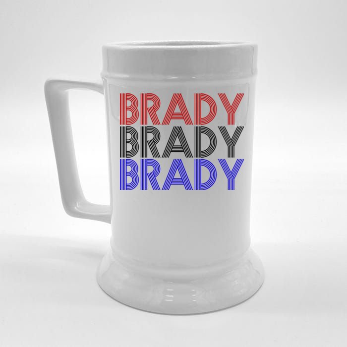 Retro Brady Brady Brady Beer Stein