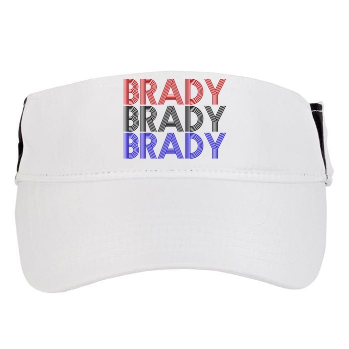 Retro Brady Brady Brady Adult Drive Performance Visor
