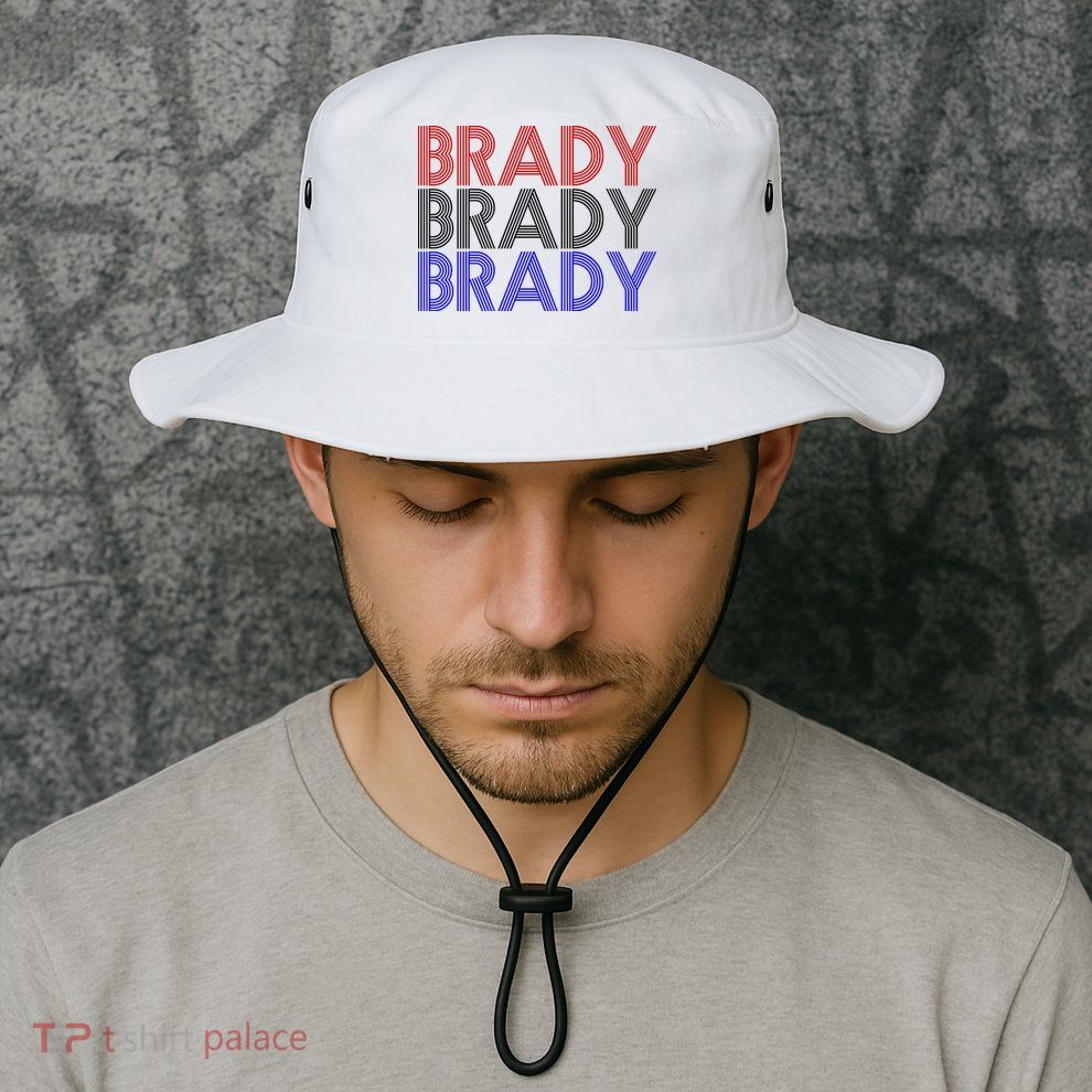 Retro Brady Brady Brady Bucket Hat