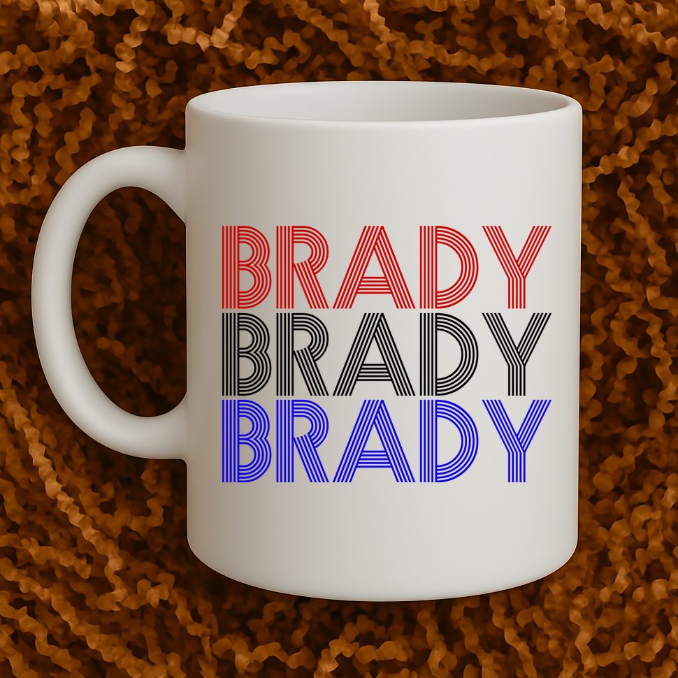 Retro Brady Brady Brady Mug