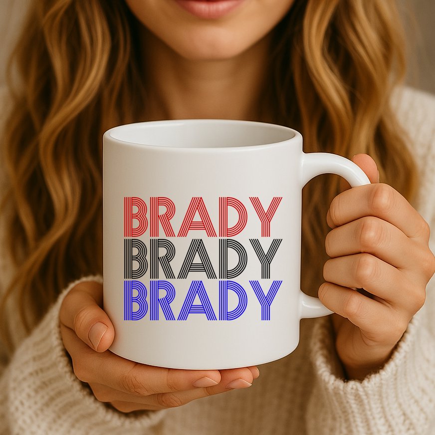 Retro Brady Brady Brady Mug