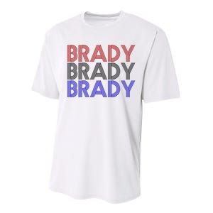 Retro Brady Brady Brady Performance Sprint T-Shirt