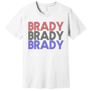 Retro Brady Brady Brady Premium T-Shirt