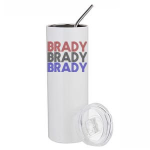 Retro Brady Brady Brady Stainless Steel Tumbler