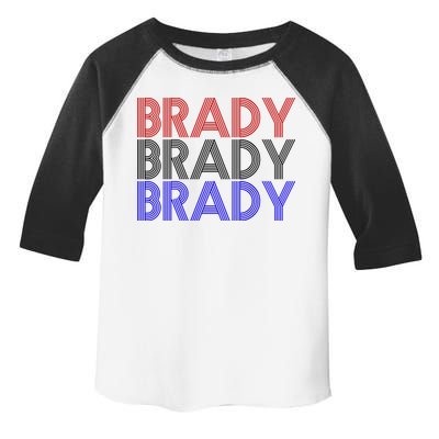 Retro Brady Brady Brady Toddler Fine Jersey T-Shirt
