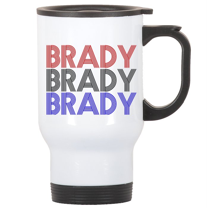 Retro Brady Brady Brady Stainless Steel Travel Mug