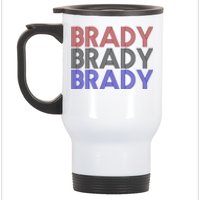 Retro Brady Brady Brady Stainless Steel Travel Mug