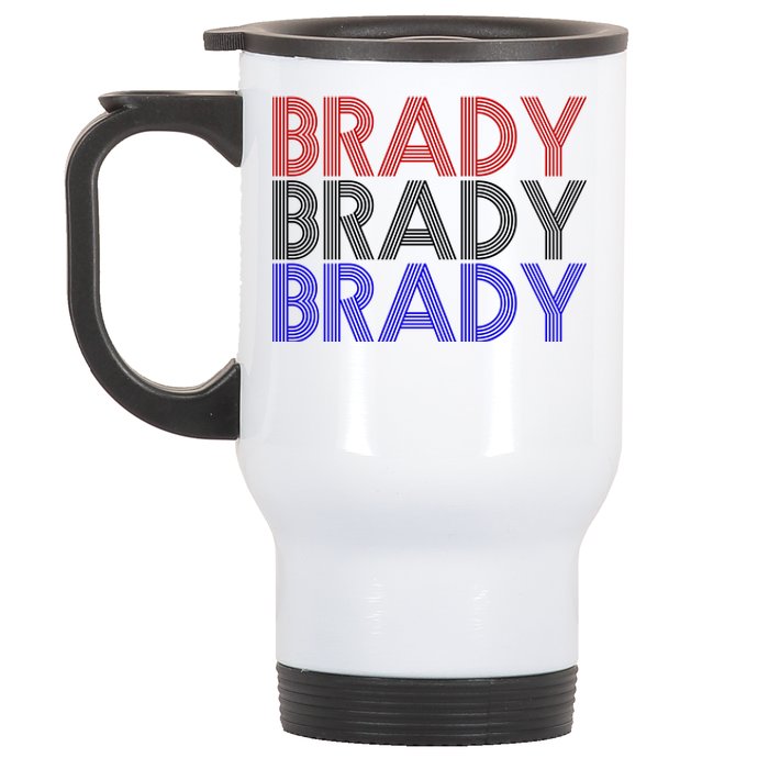 Retro Brady Brady Brady Stainless Steel Travel Mug